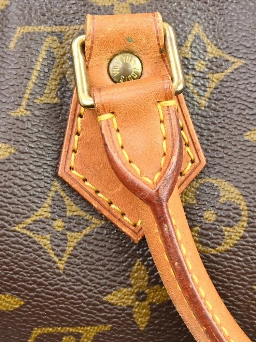 BUYIT03 LOUIS VUITTON MONOGRAM SPEEDY 40 DUFFLE HANDBAG M41522 SP1924 BQ00219 - Picture 13 of 16